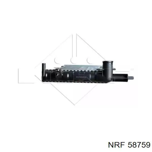 Radiador refrigeración del motor 58759 NRF