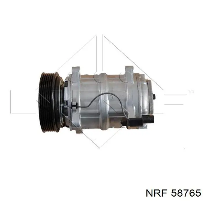 Radiador refrigeración del motor 58765 NRF