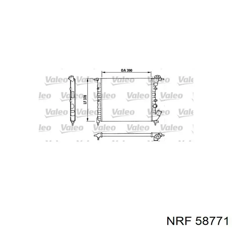58771 NRF Радиатор основной