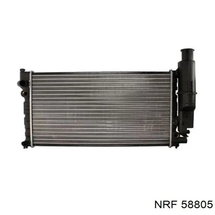 Radiador refrigeración del motor 58805 NRF
