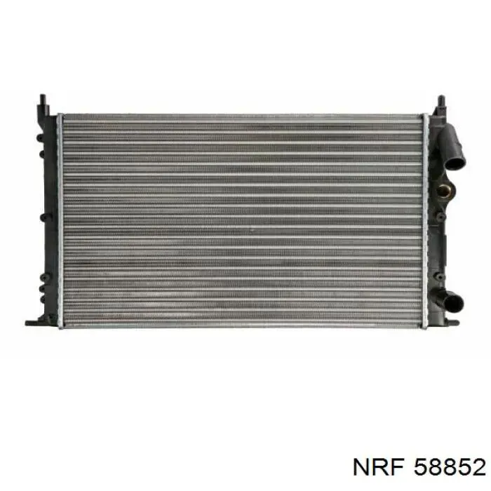 Radiador refrigeración del motor 58852 NRF