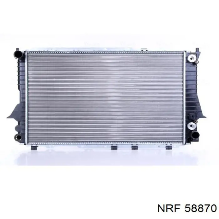 Радиатор охлаждения двигателя NRF 58870 цена, от 109.44 USD