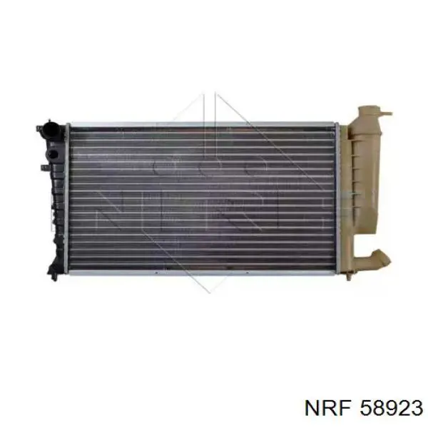 Radiador refrigeración del motor 58923 NRF
