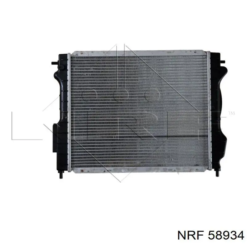 58934 NRF радиатор