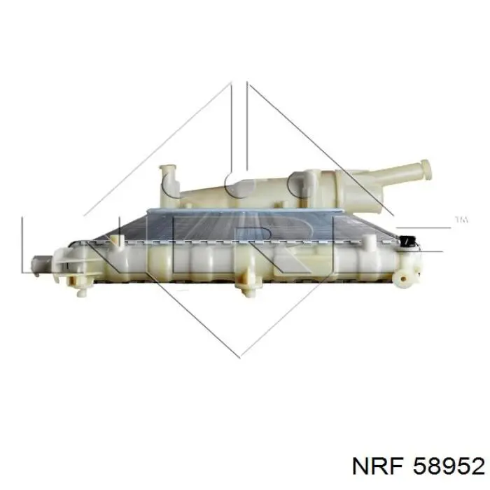 Радиатор охлаждения двигателя NRF 58952 цена, от 54.91 USD
