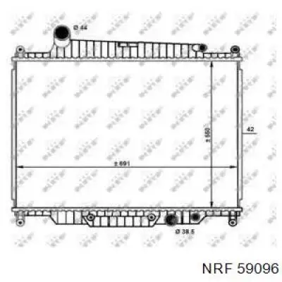 Купить 59096 NRF Радиатор водяной