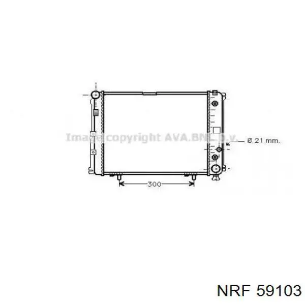 Радиатор охлаждения двигателя NRF 59103 цена, от 90.71 USD