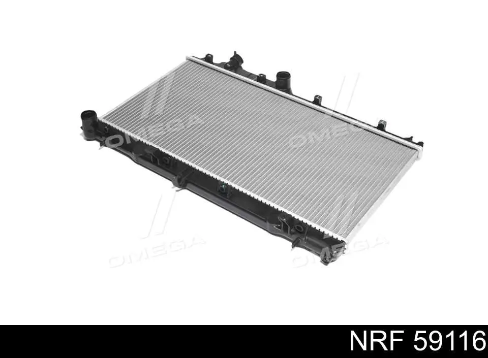 59116 NRF radiador de esfriamento de motor