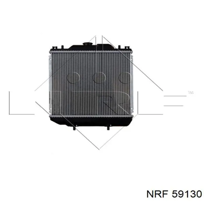 Радиатор охлаждения двигателя, левый NRF 59130