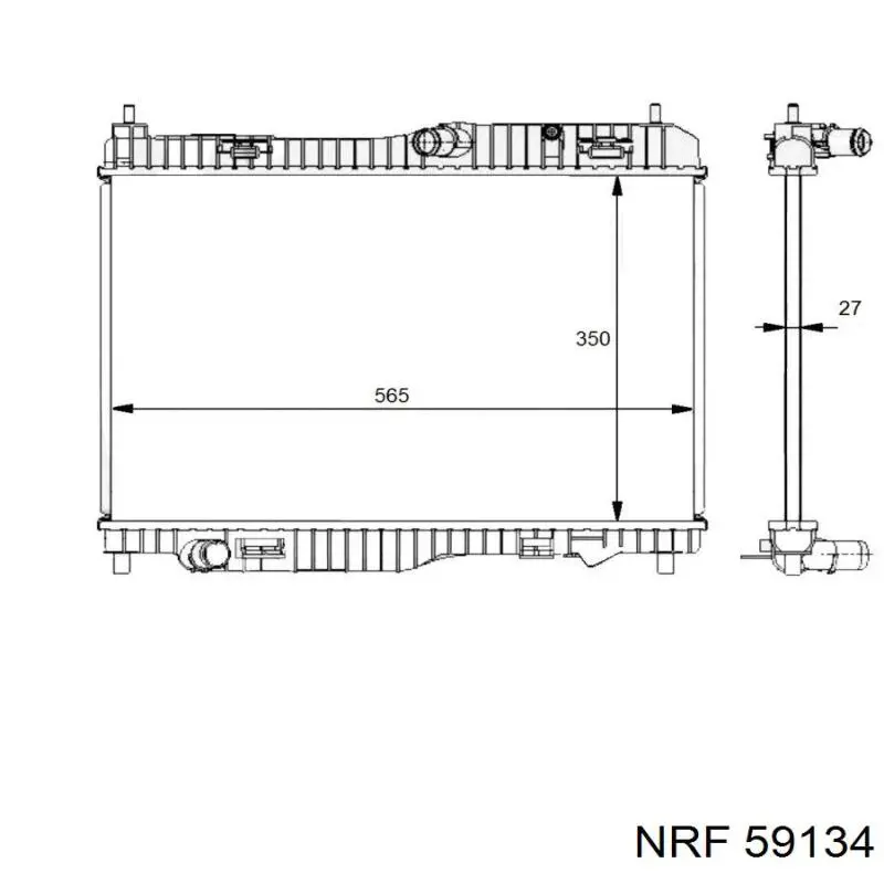 59134 NRF радиатор