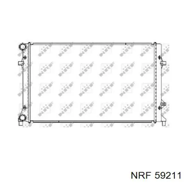 Радиатор 59211 NRF