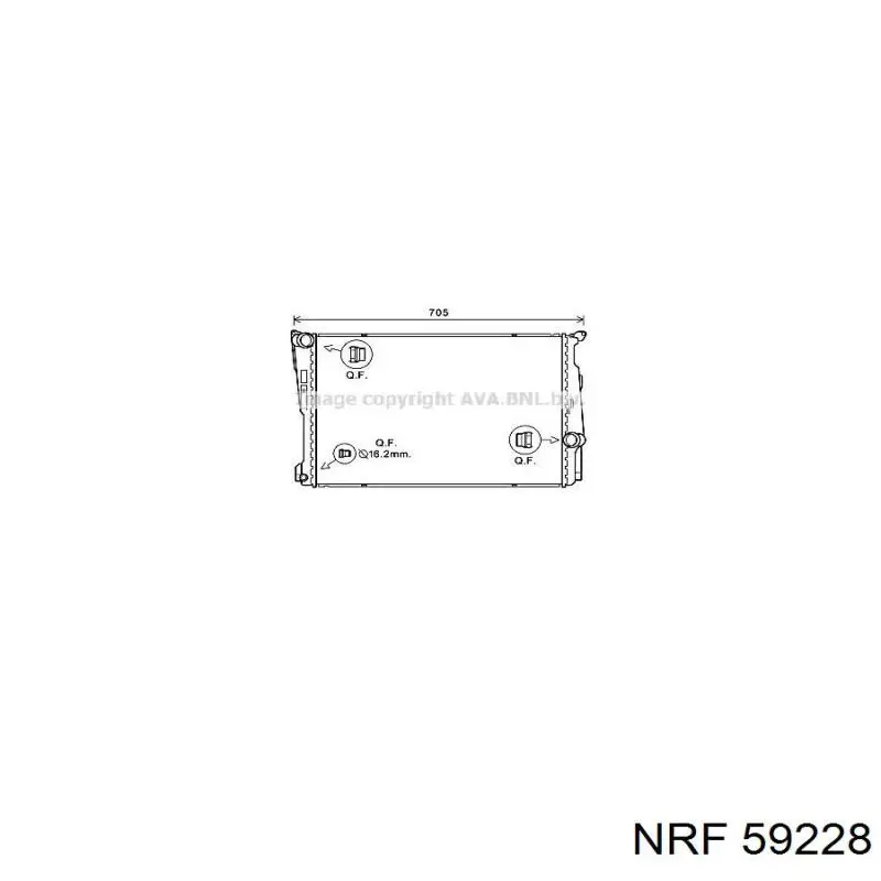 Купить FP14A807AV AVA Радиатор водяной