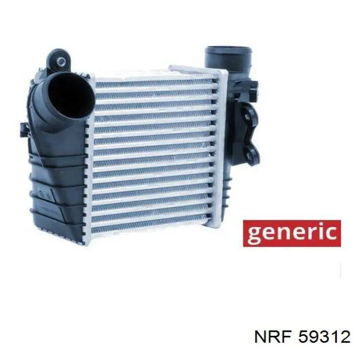 Radiador refrigeración del motor 59312 NRF
