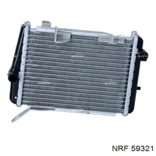 Радиатор охлаждения двигателя правый на Audi A4 B7 