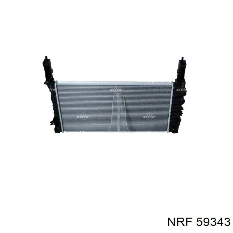 59343 NRF radiador de esfriamento de motor