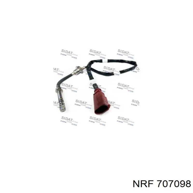 707098 NRF sensor de temperatura dos gases de escape (ge, antes de filtro de partículas diesel)