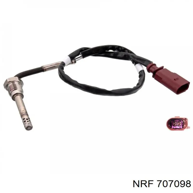 Sensor de temperatura, gas de escape, antes de Filtro hollín/partículas 707098 NRF