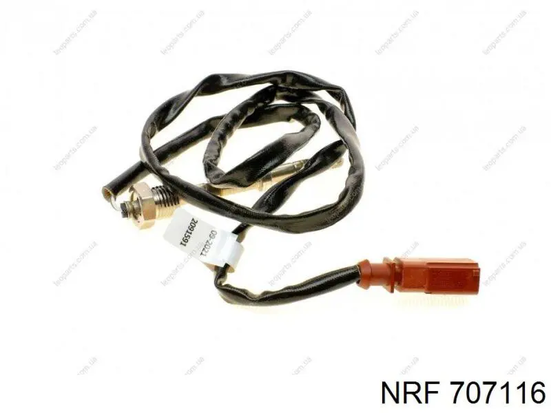 707116 NRF sensor de temperatura dos gases de escape (ge, antes de filtro de partículas diesel)