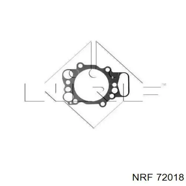 Прокладка головки блока цилиндров (ГБЦ) NRF 72018