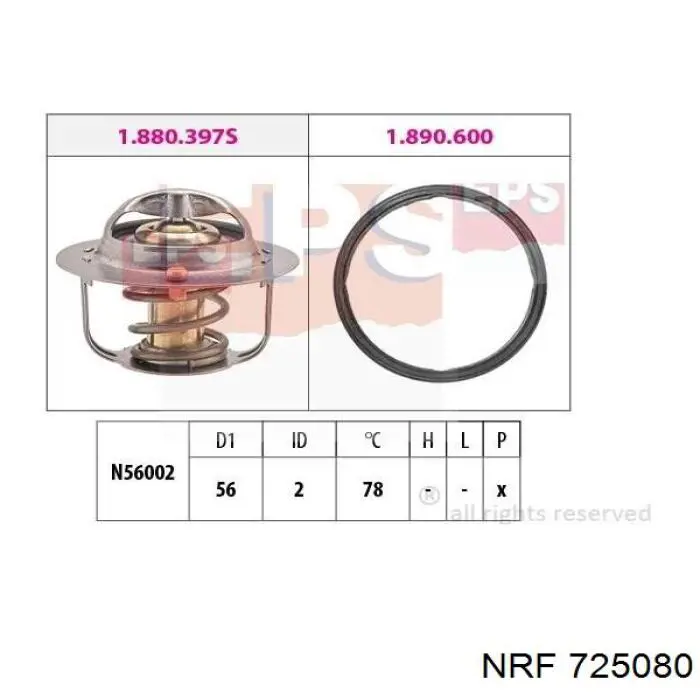 Термостат в корпусе NRF 725080 цена, от 12.23 USD