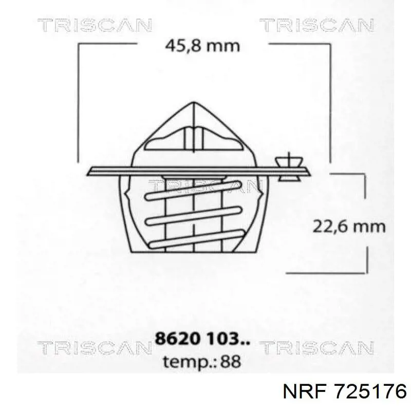 725176 NRF Авто термостат