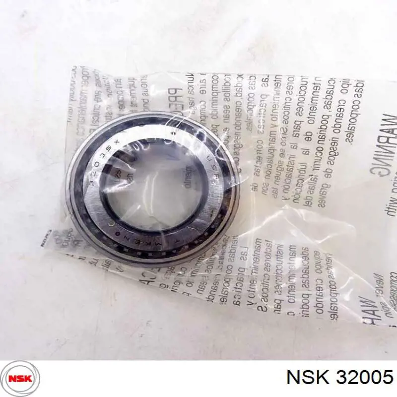Подшипник ступицы задней наружный 32005 NTN