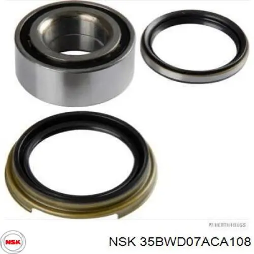 Подшипник ступицы 35BWD07ACA108 NSK