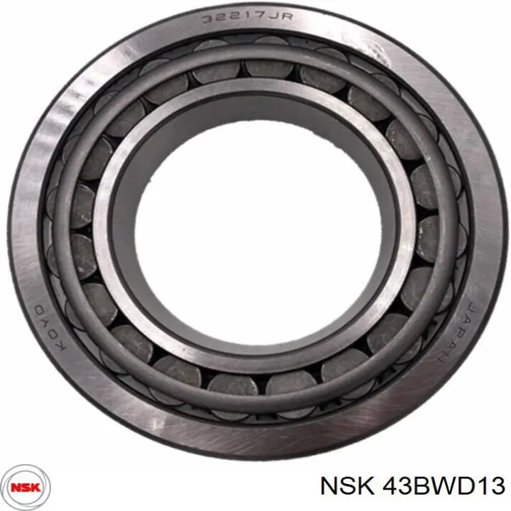 Подшипник задней ступицы 43BWD13 NSK