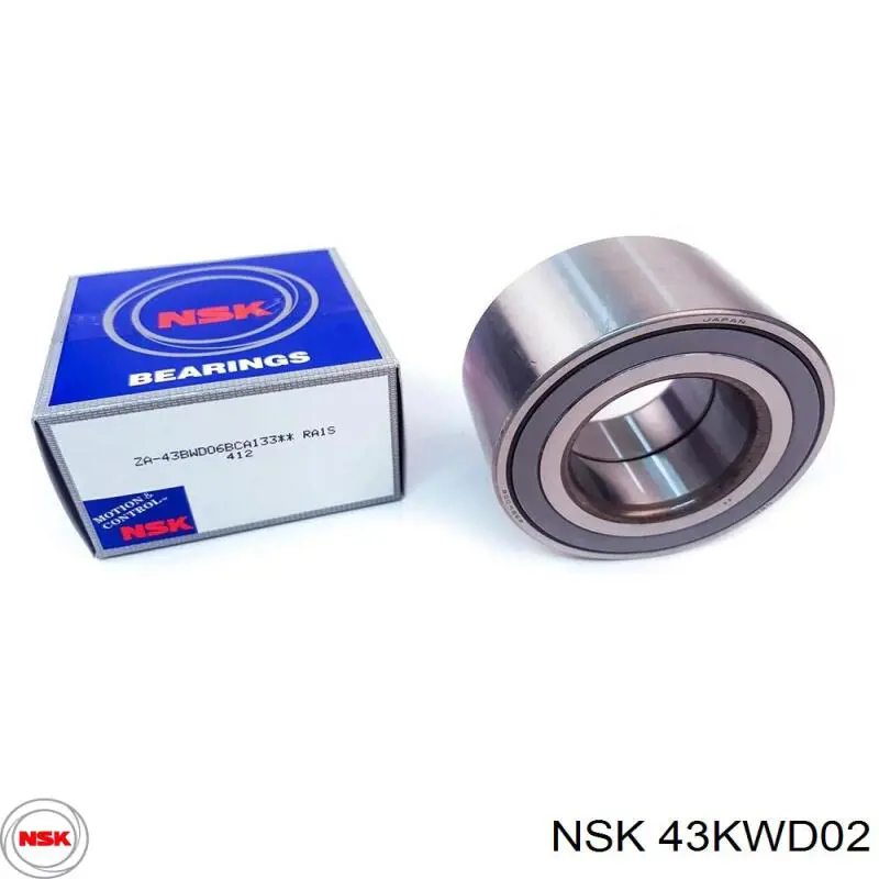 43KWD02 NSK Подшипник ступицы передней