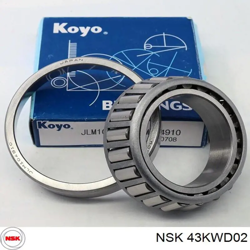 Подшипник ступицы 43KWD02 NSK