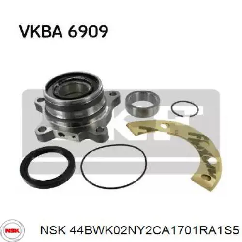 44BWK02NY2CA1701RA1S5 NSK