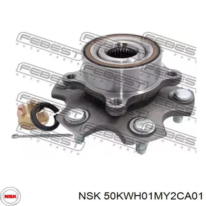 Купить 50KWH01MY2CA01 NSK Ступица переднего колеса