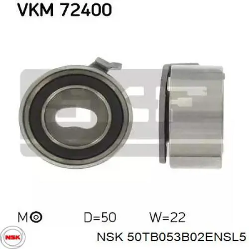 Ролик натяжителя ремня газораспределения NSK 50TB053B02ENSL5 цена, от 13.83 USD
