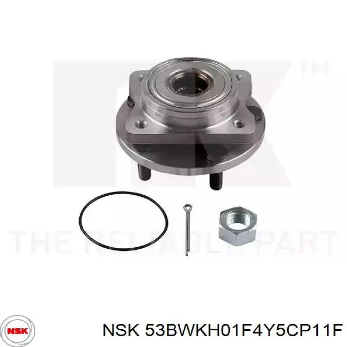 Ступицы задних колес NSK 53BWKH01F4Y5CP11F цена, от 71.59 USD