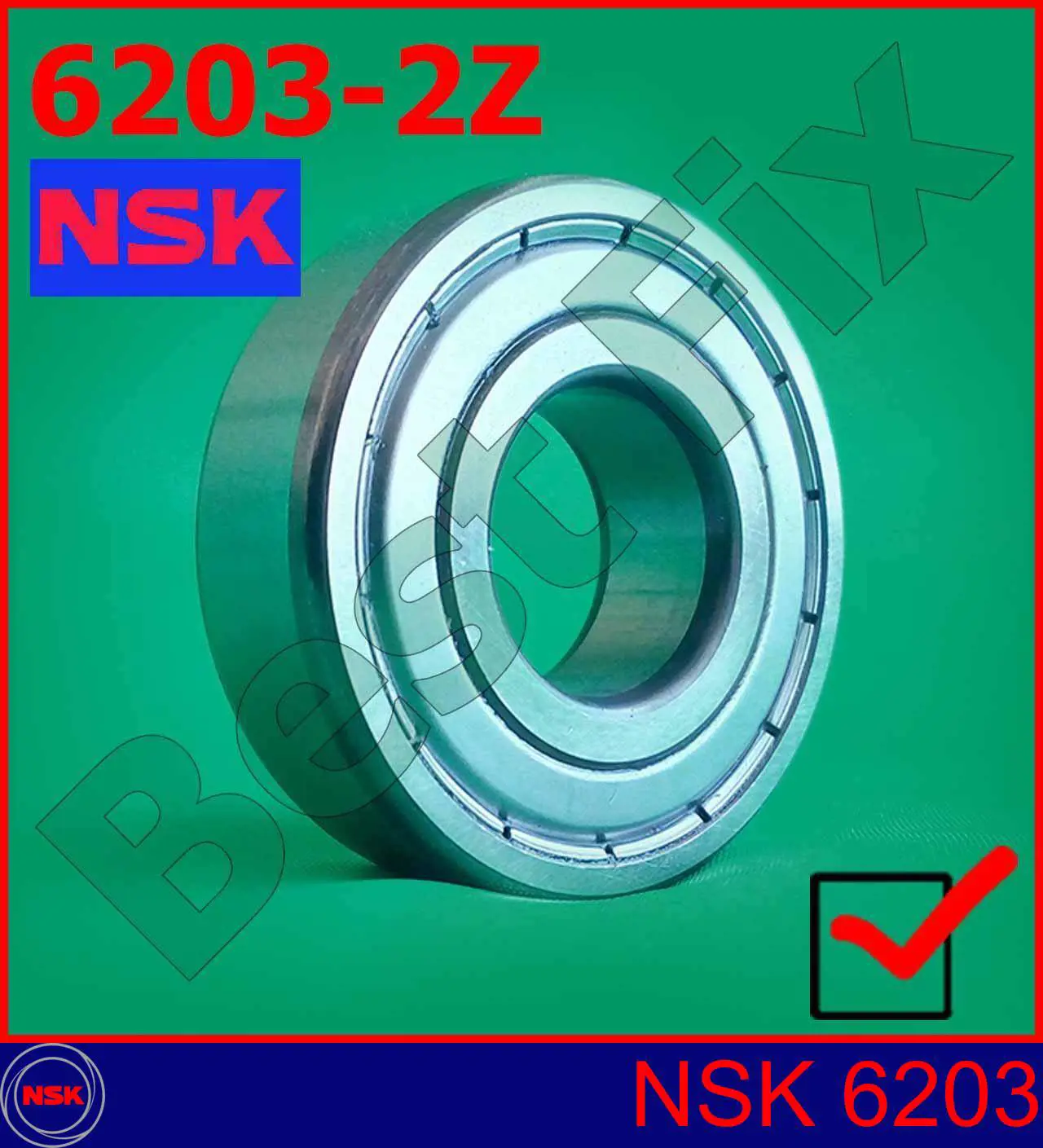 6203 NSK Подшипник для генератора