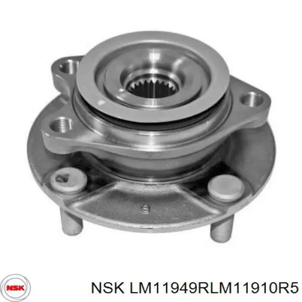 Подшипник ступицы задней наружный LM11949RLM11910R5 NSK