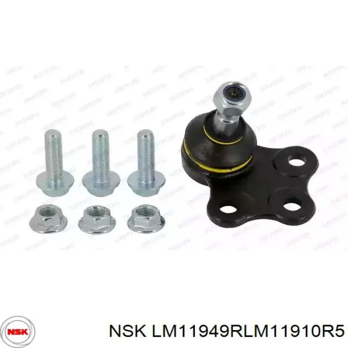 Подшипник ступицы задней наружный NSK LM11949RLM11910R5 цена, от 5.64 USD