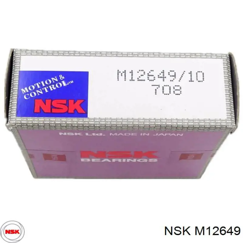 M12649 NSK Подшипник ступицы передней, наружный