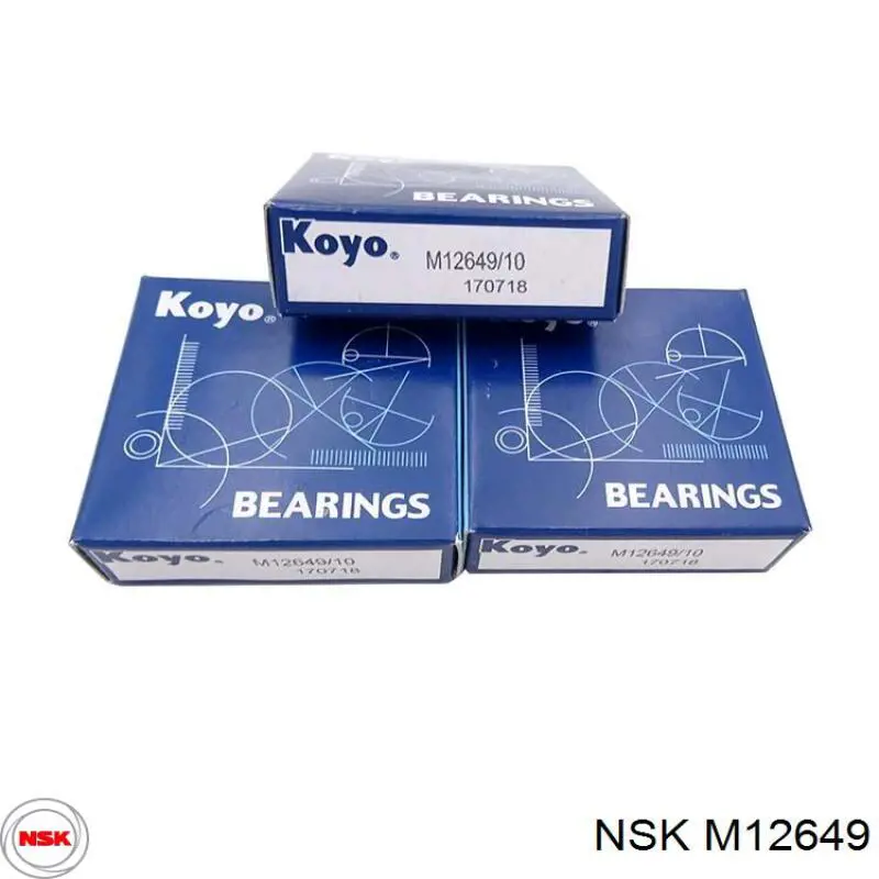 Подшипник ступицы колеса NSK M12649 цена, от 5.92 USD