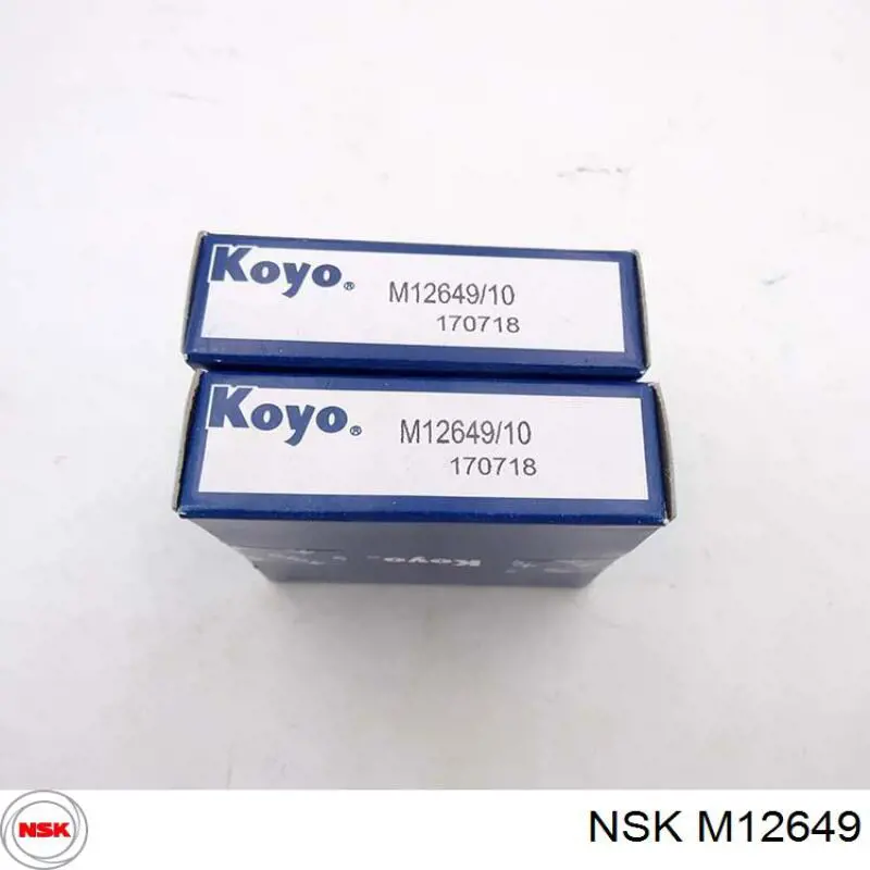 Купить M12649 NSK Подшипник ступицы передней наружный