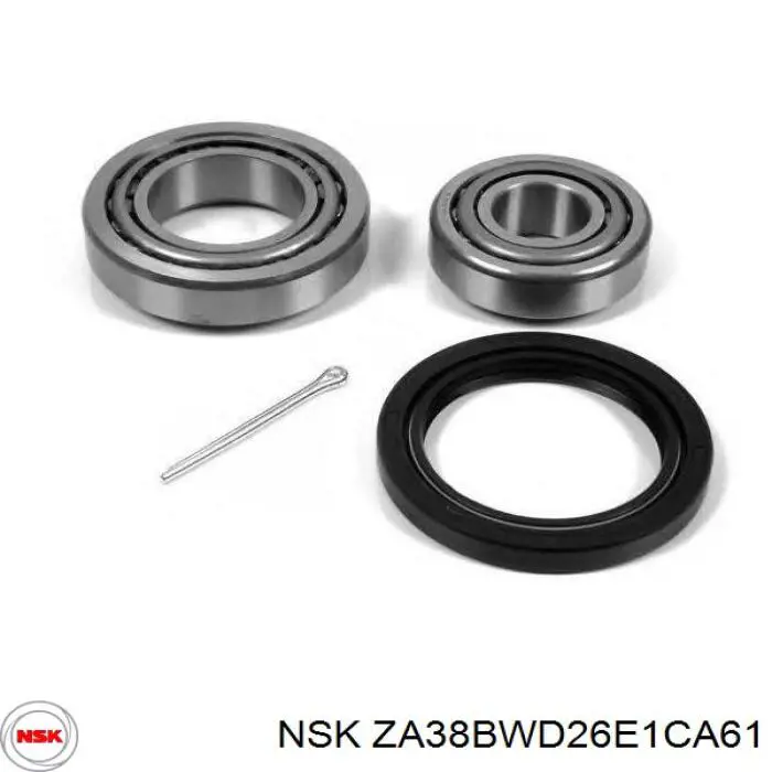Комплект подшипника ступицы колеса NSK ZA38BWD26E1CA61 цена, от 29.92 USD
