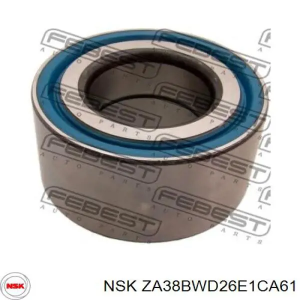Купить ZA38BWD26E1CA61 NSK Подшипник передней ступицы