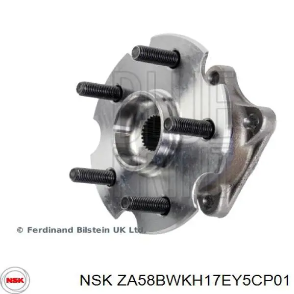 Ступицы задних колес NSK ZA58BWKH17EY5CP01 цена, от 69.07 USD