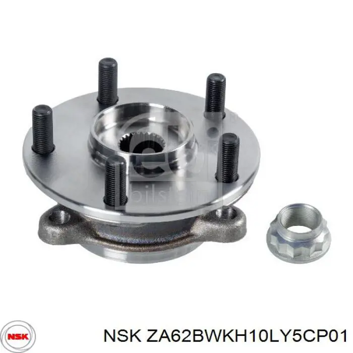 Купить ZA62BWKH10LY5CP01 NSK Ступица переднего колеса