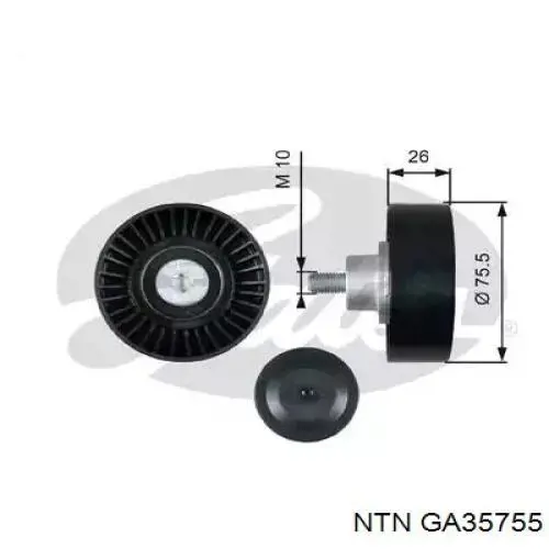 GA357.55 NTN паразитный ролик