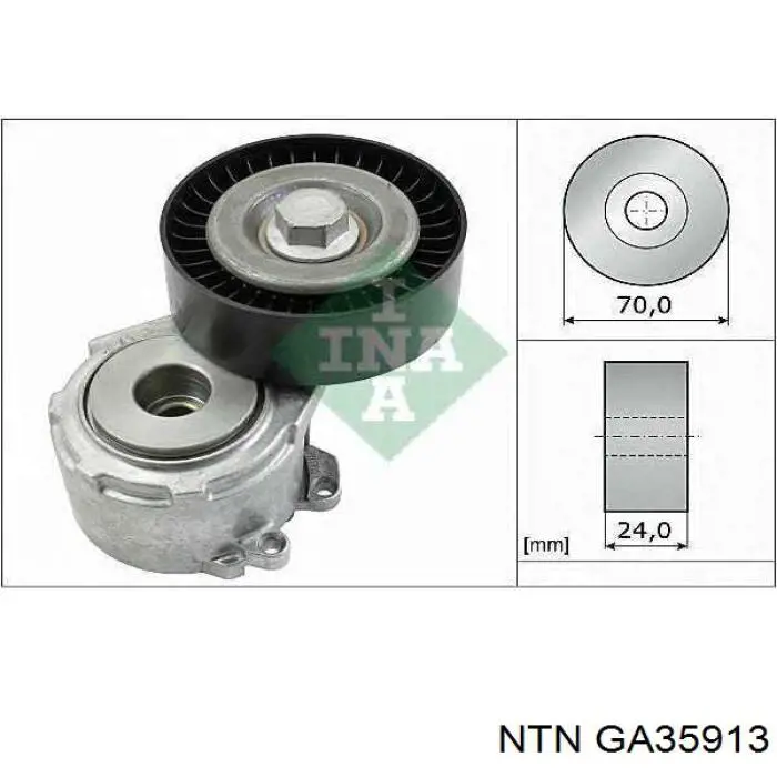 GA35913 NTN Натяжитель клинового ремня