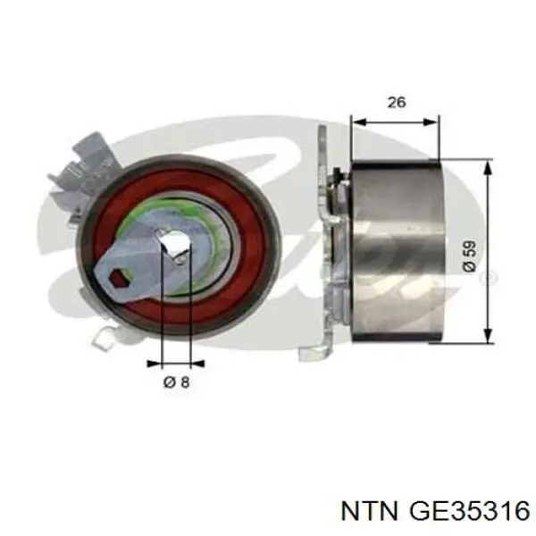 Паразитный ролик ГРМ GE35316 NTN