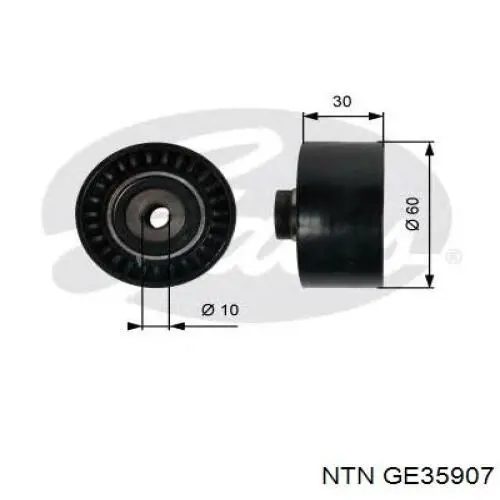 GE35907 NTN ролик ремня грм паразитный