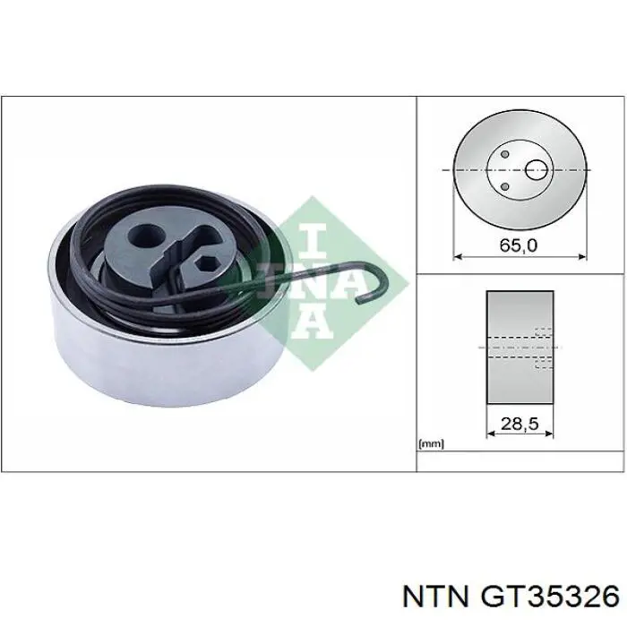 GT353.26 NTN rolo de reguladora de tensão da correia do mecanismo de distribuição de gás