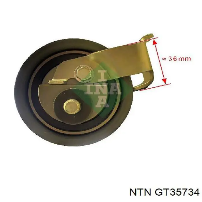 GT35734 NTN ролик грм